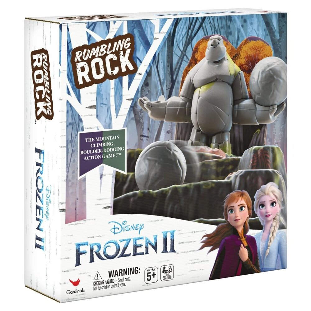 Disney Frozen II Rumbling Rock Board Game Mountain Climbing Boulder Dodging Fun
